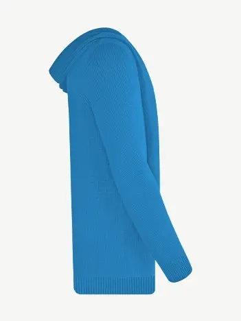 Кардиган с капюшоном из шелка