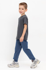 брюки  для мальчика  К 400563/синяя волна