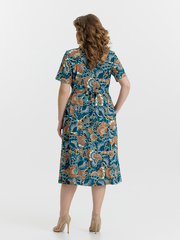 4536 Халат на пуговицах