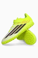 Сороконожки adidas F50 Club Hook-and-Loop TF Junior - желтый