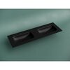 Ceramica Nova Grace CN7022MB Раковина мебельная прямоугольная с двумя чашами и отв. под смеситель, 141x45.7