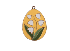 Пасхальное Яйцо с Ландышем маленькое