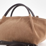 Сумка Саломея 362 эко-замша песочный