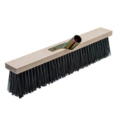 Щетка тротуарная деревянная 400х55мм, 5-ти рядная, металлическая тулейка, без черенка (Россия) 60-2-112