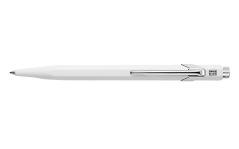 Ручка шариковая Caran d'Ache 849 Office Classic White (849.001_MTLGB)