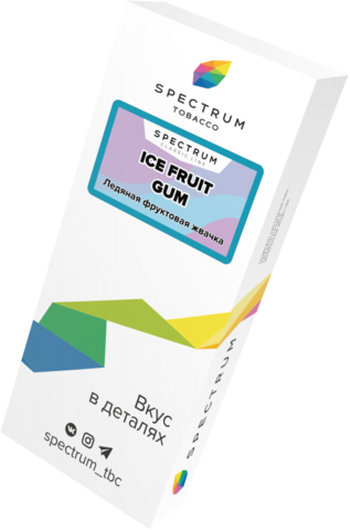 Табак Spectrum Classic Line Ice Fruit Gum (Ледяная Фруктовая Жвачка) 100г