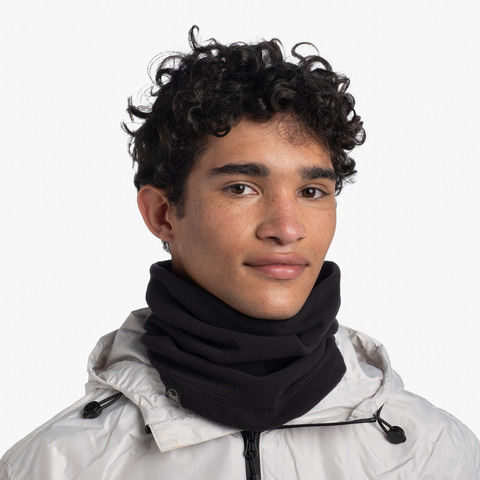 Картинка шарф-труба Buff neckwarmer polar Black - 4