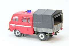 UAZ-39094 Farmer board with awning Firefighter Agat Mossar Tantal 1:43