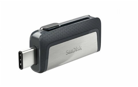 Флеш-накопитель SanDisk 64 GB Ultra Dual USB-C/USB-A Silver/Black