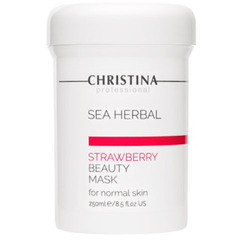 Christina Masks: Маска красоты для нормальной кожи лица «Клубника» (Sea Herbal Beauty Mask Strawberry for normal skin)