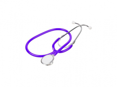 Стетоскоп (стетофонендоскоп) медицинский B.Well WS-2, сиреневый