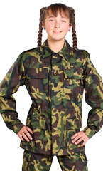 Костюм детский военно-полевой зелёный кмф