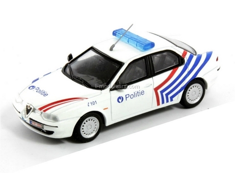 Alfa Romeo 156 Police Belgium 1:43 DeAgostini World's Police Car #49