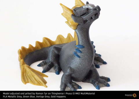 Пластик для 3D-принтера Fillamentum PLA Extrafill Gold Happens