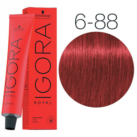 Schwarzkopf Igora Royal New 6-88 (Темный русый красный экстра)  - Краска для волос