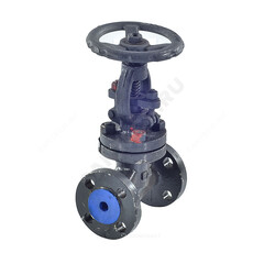 Клапан запорный сталь 15с65нж Ду 150 Ру16 Тмакс=425 оС фл Россия