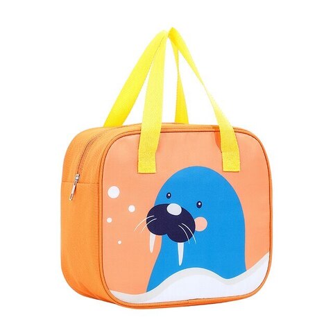 Yemək çantası \Ланчбокс \ Lunch box Cute animals orange