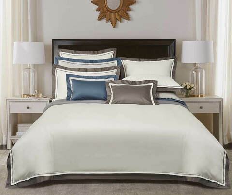 Постельное белье 2 спальное евро Sharmes Psihea серое