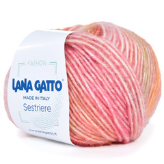 LANA GATTO SESTRIERE (70% хлопок, 18% мериносовая шерсть, 12% альпака, 50 гр/100 м)