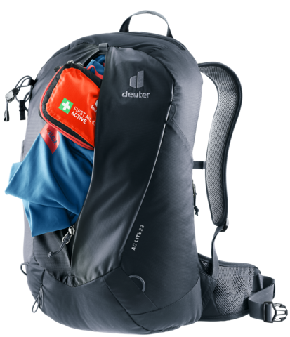 Картинка рюкзак туристический Deuter AC Lite 23 Black - 5