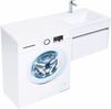 Aquanet 239213 Тумба c раковиной Токио 120 R подвесная 1 ящик цвет белый глянец (239213)