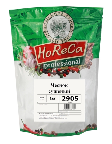 Чеснок сушеный ВД HORECA в дой-паке 1кг