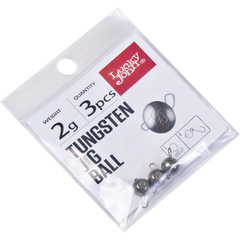 Джиг головки TUNGSTEN JIG BALL, 2г, набор 3шт., арт. LJTB-002