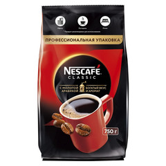 Кофе растворимый Nescafe Classic 750 г (пакет)