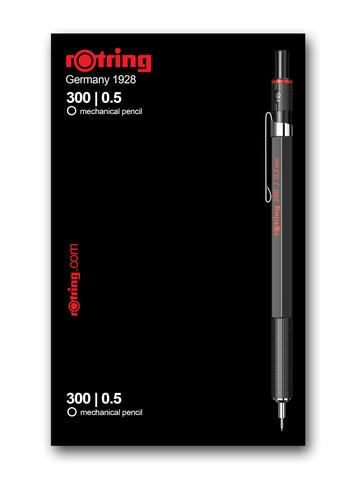 Карандаш механический Rotring 300 0.5 mm черный (1904726)