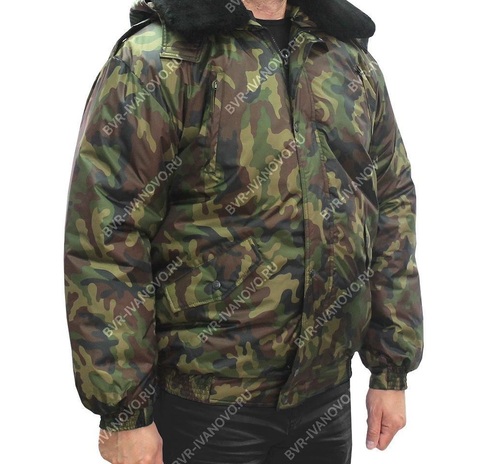 Куртка Утеплённая Зима Норд Оксфорд Зеленый КМФ