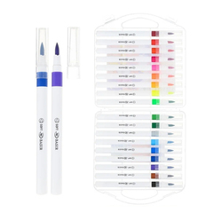 
          Фломастеры Basir, серия "Кошки", разноцветные, акварельные, в пластмассовом боксе, набор 18 цветов