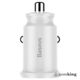 Baseus Grain Car Charger White CCALL-ML02