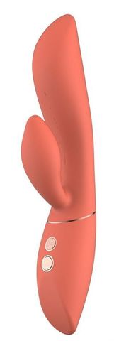 Оранжевый вибратор-кролик Carmen - 22,5 см. - Dream Toys Charismatic 21771