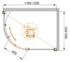Cezares ANIMA-W-RH-1-120/90-C-Cr ANIMA-W-RH-1-120/90-C-Cr Душевой уголок
