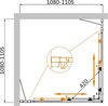 Cezares MOLVENO-A-22-90+30-C-GM-IV MOLVENO-A-22-90+30-C-GM-IV Душевой уголок