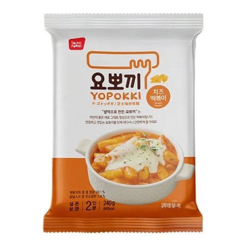 Рисовые палочки Yopokki Топокки со вкусом сыра 240 г