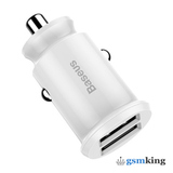 Baseus Grain Car Charger White CCALL-ML02