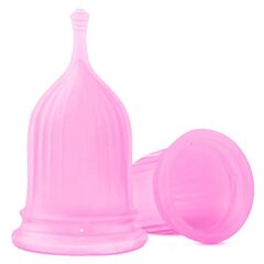 Розовая менструальная чаша HANNA - 