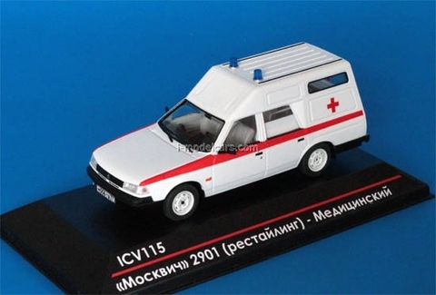 Moskvich-2901 Medical restyling 1:43 ICV115