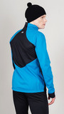 Элитный утеплённый лыжный костюм Nordski Pro Light Blue/Black мужской