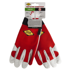 Перчатки DDE  СOMFORT  кожа /спандекс, размер  L