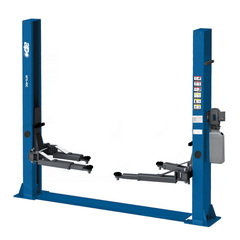 APO (APO-40C_380) Подъемник двухстоечный 4 т, нижняя синхронизация, H=2,8 м, 380 В, синий