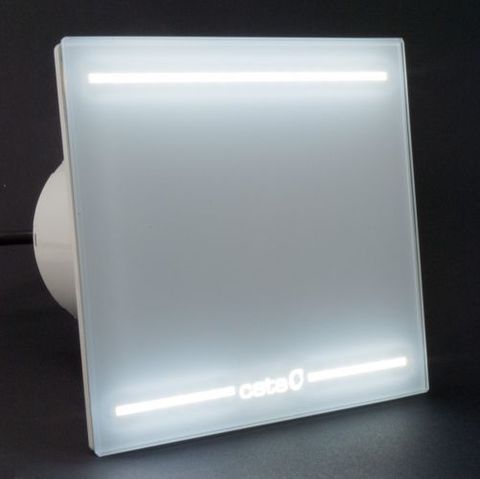 Накладной вентилятор Cata E 100 GL Light (LED подсветка)