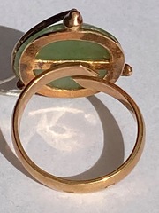 Ручная(6,86) (кольцо из серебра с позолотой)