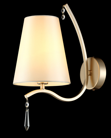 Настенный светильник Crystal Lux RENATA AP1 GOLD