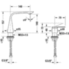 Duravit D.1 Смеситель для раковины на 2 отв., цвет: хром D11120002010