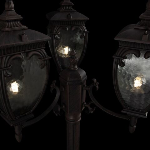 Фонарь уличный Outdoor Fleur O414FL-03BZ