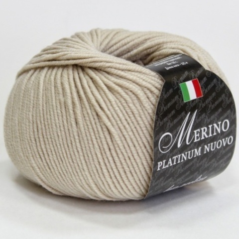 Пряжа Seam Merino Platinum Nuovo 03 натуральный (уп.10 мотков)