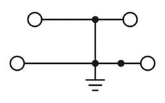 PTTB 2,5-PE-Двухъярусная заземляющая клемма