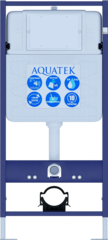 Инсталляция Aquatek Standart 50 для подв унитаза 1130*500*100 + звукоизоляционная прокладка